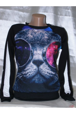 Свитшот с 3D рисунком Fashion 3002